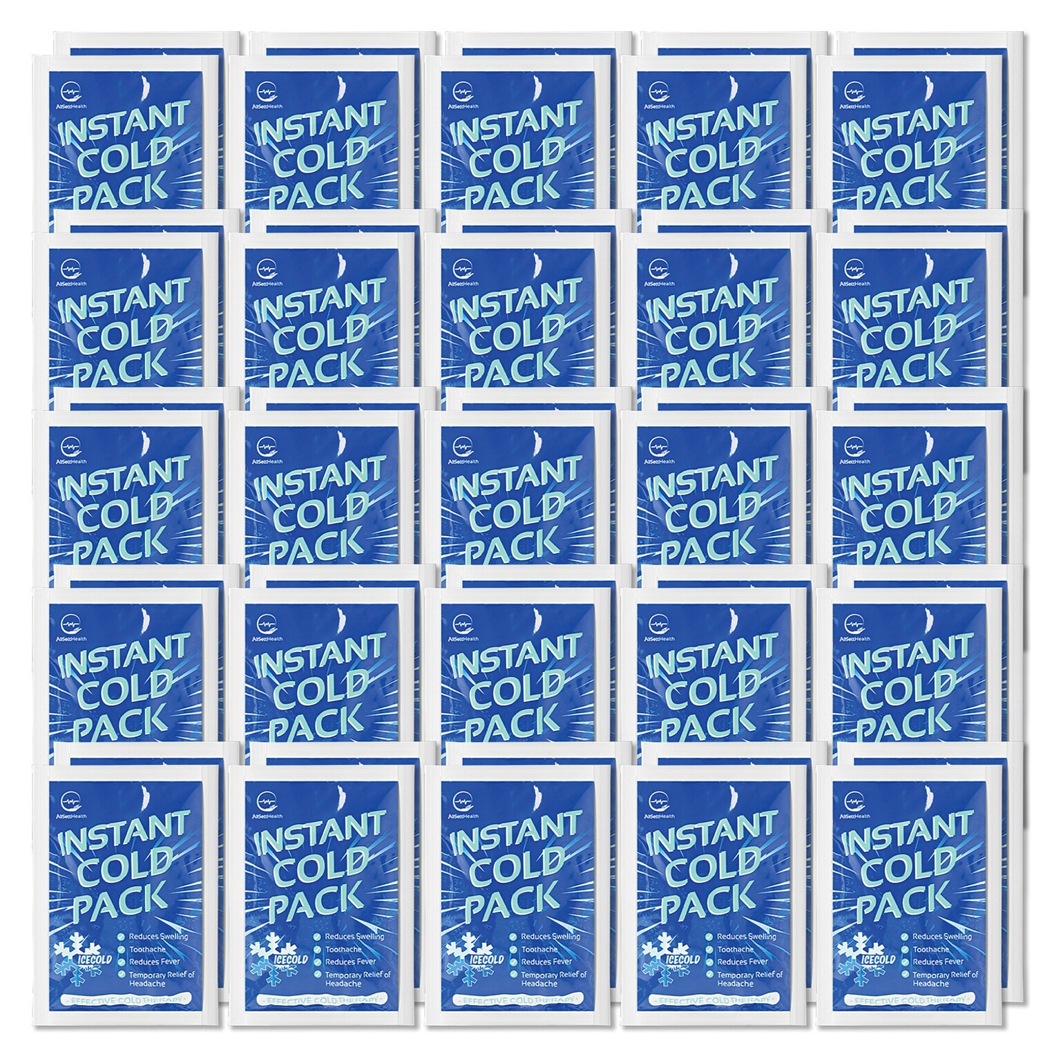 AllSett Health Instant Disposable Cold Pack, 50-Pack (ASH10050)