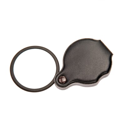 CARSON Slide-open 4x Glass Magnifier with Attached Case, (GN-11)