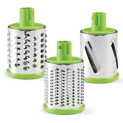 Starfrit Drum Grater with 3 Barrels, White (092930-003-0000)