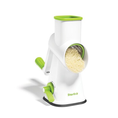 Starfrit Drum Grater with 3 Barrels, White (092930-003-0000)
