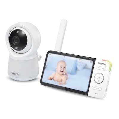 VTech Smart Wi-Fi 1080p Video Baby Monitor System with 5-In. Display, Night-Light & Remote Access, W