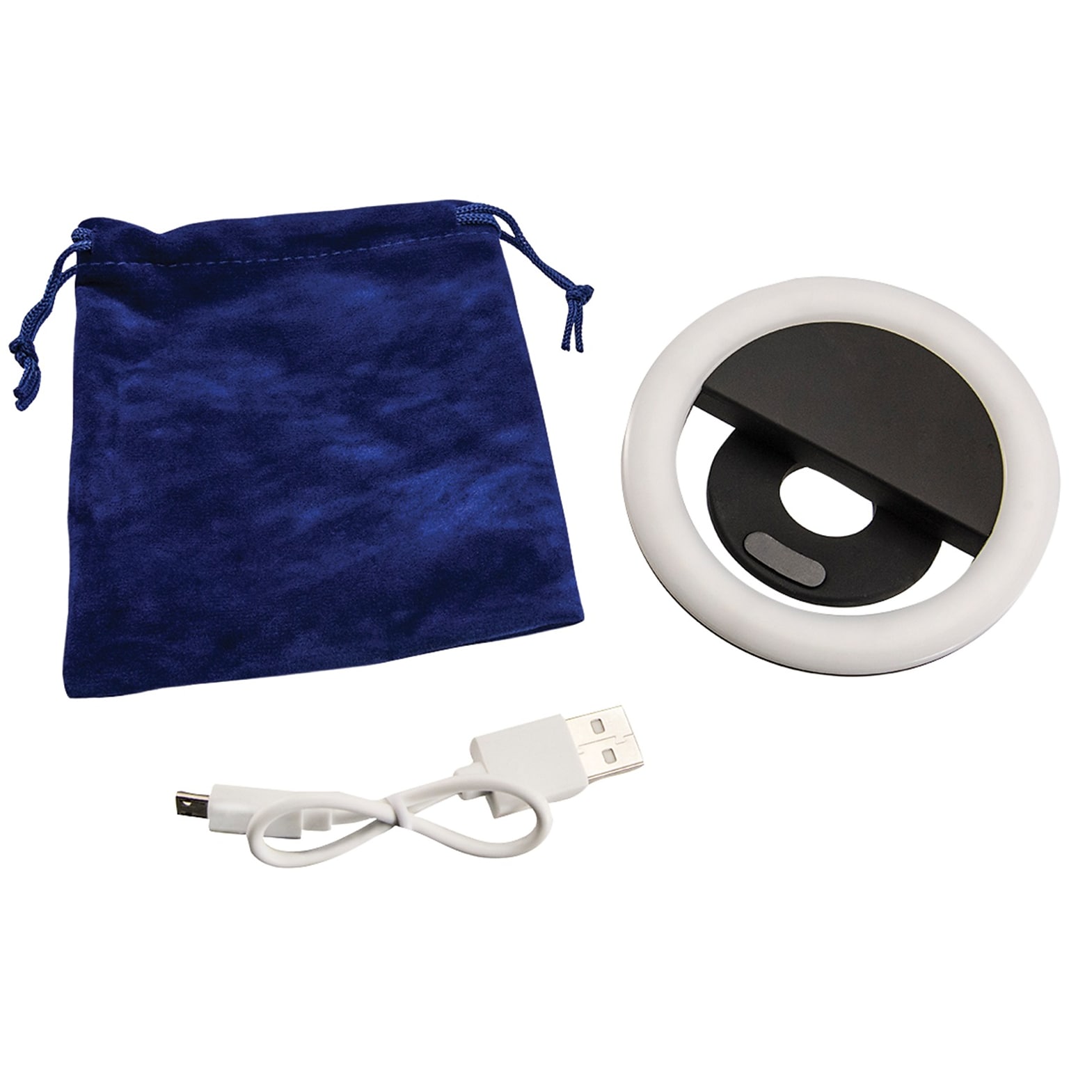 Arkon Rechargeable LED Selfie Clip-on Ring Light (SPLEDRING)