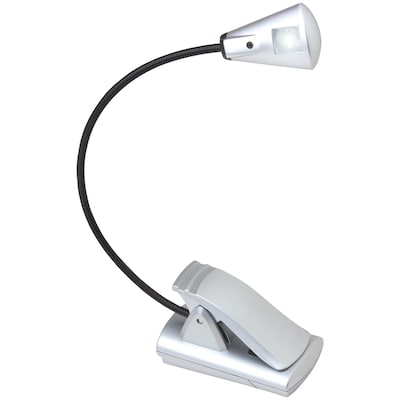 Carson Optical FlexNeck 6 Fully-Adjustable Booklight, Silver (CSNFL55)