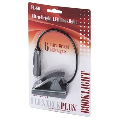 Carson Optical FlexNeck Plus 12.4 in. Fully-Adjustable Booklight, Gray (FL-66)