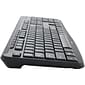 Verbatim Silent Wireless Keyboard and Optical Mouse Combo, Black (99779)