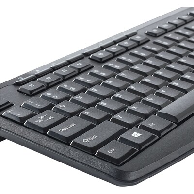 Verbatim Silent 99779 Wireless Keyboard and Optical Mouse Combo, Black (VTM99779)