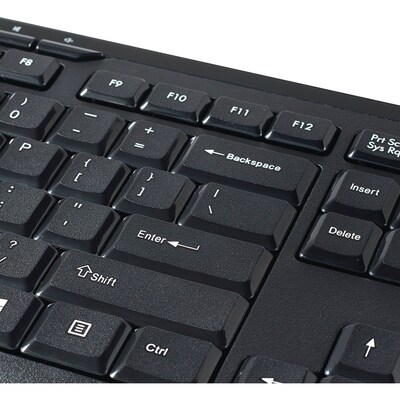 Verbatim Silent 99779 Wireless Keyboard and Optical Mouse Combo, Black (VTM99779)