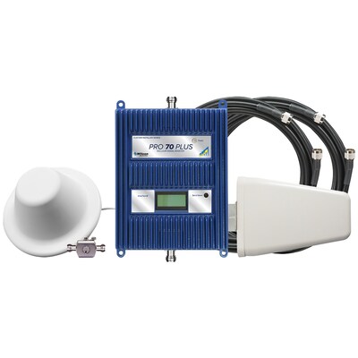 Wilson Electronics 463227 Pro 70 Plus Commercial-Grade Cellular Signal-Booster Kit with 4G Outdoor & 4G Antennas (WSNP463227)
