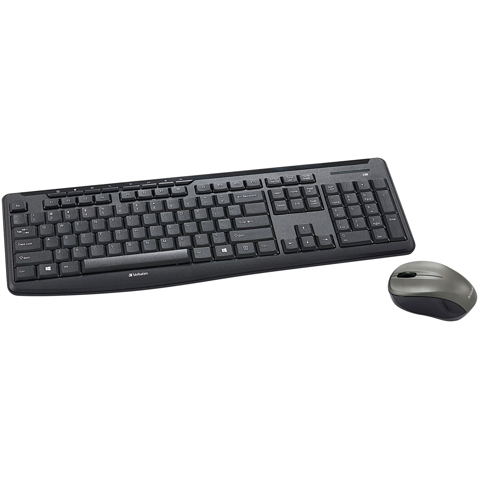 Verbatim Silent 99779 Wireless Keyboard and Optical Mouse Combo, Black (VTM99779)