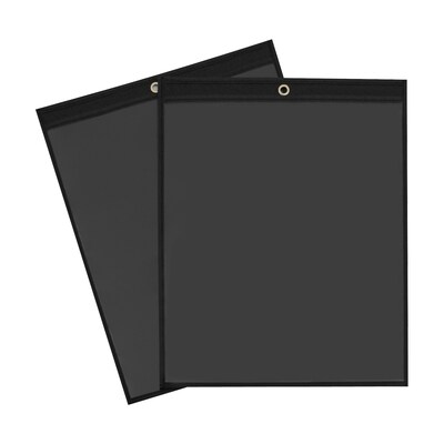 Partners Brand Solid Black Job Ticket Holders, 11 x 14, Black, 25/Case (JTH118)