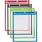 Partners Brand Heavy Weight Job Ticket Holders, 9" x 12", Assorted Colors, 20/Case (JTH151)