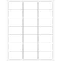 Tape Logic® Rectangular Laser Labels, 2 1/2 x 1 1/2, White, 2100/Case (LL112)