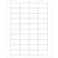 Tape Logic® Rectangular Laser Labels, 1 3/4" x 1", White, 4000/Case (LL161)