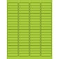 Tape Logic® Rectangle Laser Labels, 1 15/16" x 1/2", Fluorescent Green, 8000/Case (LL171GN)
