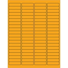 Tape Logic® Rectangle Laser Labels, 1 15/16 x 1/2, Fluorescent Orange, 8000/Case (LL171OR)