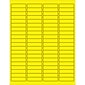 Tape Logic Rectangle Laser Labels, 1 15/16" x 1/2", Fluorescent Yellow, 8000/Case (LL171YE)
