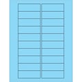 Tape Logic Rectangle Laser Labels, 3 x 1, Pastel Blue, 2000/Case (LL174BE)