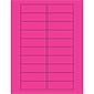 Tape Logic Rectangle Laser Labels, 3" x 1", Fluorescent Pink, 2000/Case (LL174PK)