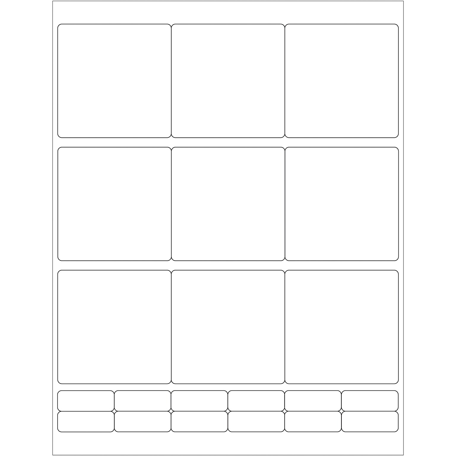 Tape Logic Rectangular Laser Labels, 2 3/4 x 2 3/4, Glossy White, 900/Case (LL201)