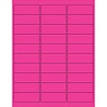 Tape Logic® Removable Rectangle Laser Labels, 2 5/8 x 1, Fluorescent Pink, 3000/Case (LL405PK)