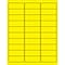 Tape Logic® Removable Rectangle Laser Labels, 2 5/8 x 1, Fluorescent Yellow, 3000/Case (LL405YE)