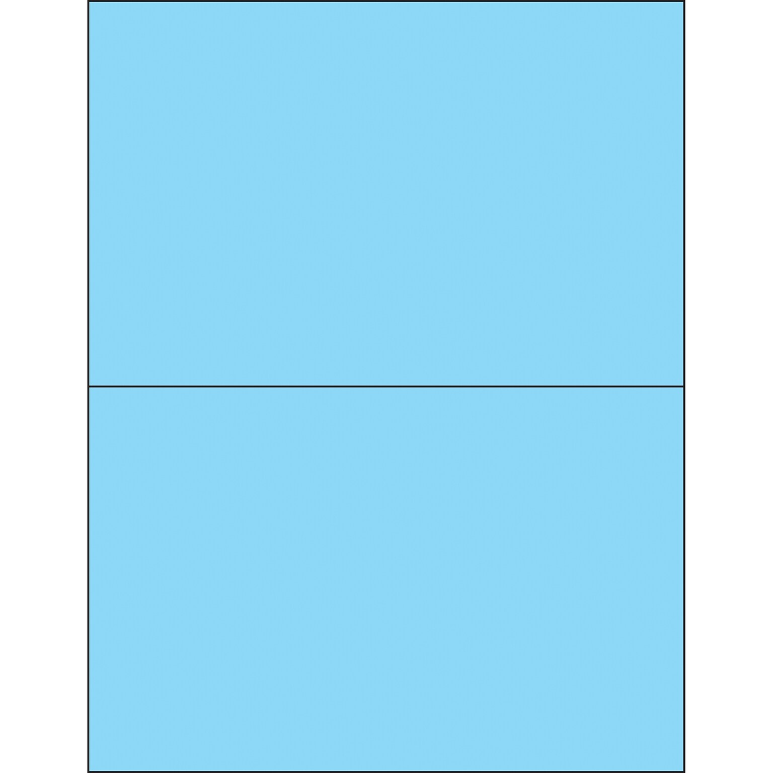 Tape Logic® Removable Rectangle Laser Labels, 8 1/2 x 5 1/2, Pastel Blue, 200/Case (LL415BE)