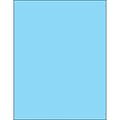 Tape Logic® Removable Rectangle Laser Labels, 8 1/2 x 11, Pastel Blue, 100/Case (LL420BE)