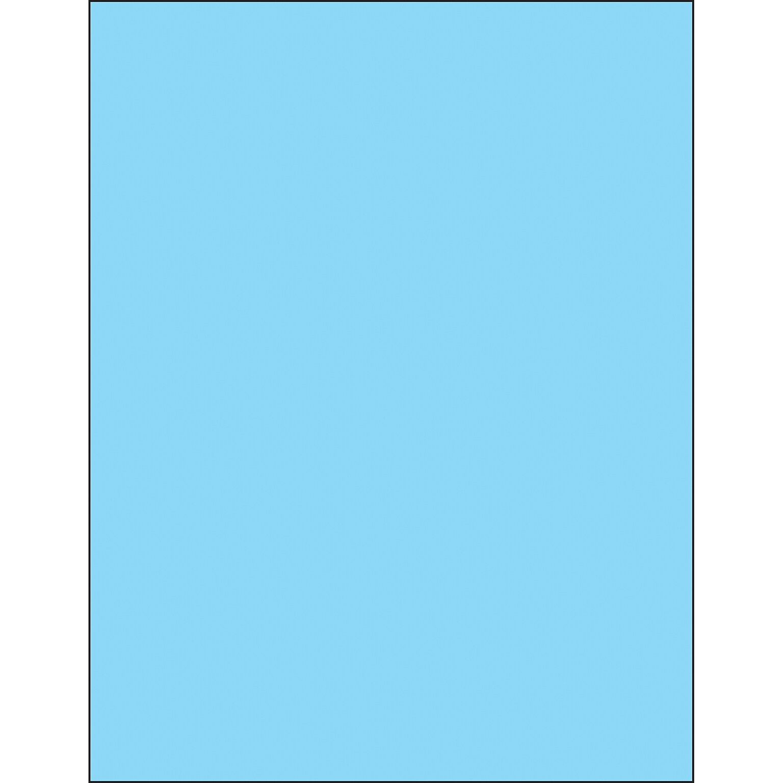 Tape Logic® Removable Rectangle Laser Labels, 8 1/2 x 11, Pastel Blue, 100/Case (LL420BE)