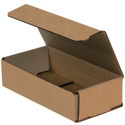 Corrugated Mailers, 12 x 4 x 2, Kraft, 50/Bundle (M1242K)