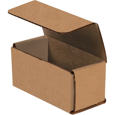 Corrugated Mailers, 4 x 2 x 2, Kraft, 50/Bundle (M422K)
