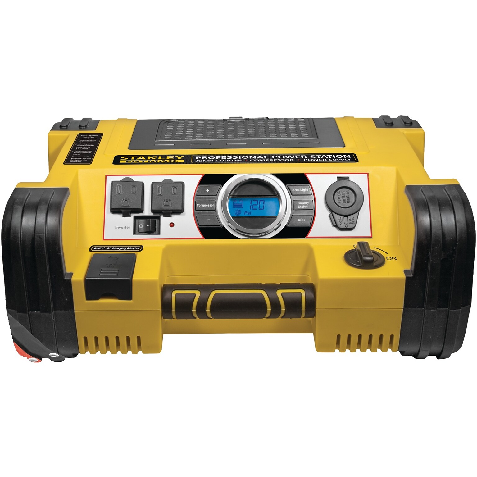 Stanley FatMax Professional Digital Power Station with Air Compressor (PPRH7DS)