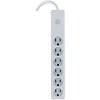 GE 33656 6-Outlet Surge Protector, 2ft Cord