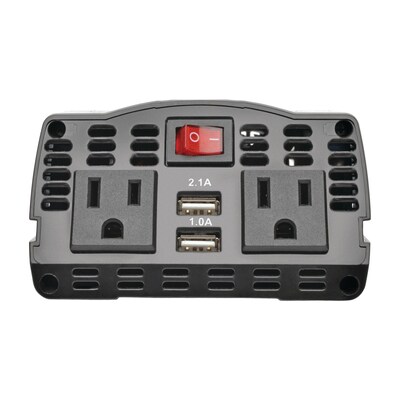 Tripp Lite 375-Watt-Continuous PowerVerter Ultracompact Car Inverter with USB & Battery Cables  (PV375USB)