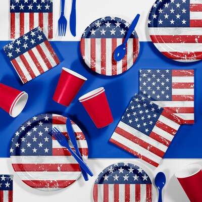Creative Converting Patriotic Glory Party Supplies Kit (DTC2893E2A)