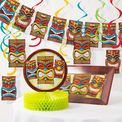 Creative Converting Tiki Time Luau Decorations Kit (DTC2897E1A)