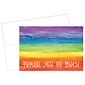Masterpiece Studios Great Papers!® Rainbow Love Thank You Note Card, 4.875"H x 3.35"W (folded), 20 count (2017051)