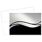 Masterpiece Studios Great Papers!® Shaded Swirl with Silver Foil Note Card, 4.875"H x 3.35"W (folded), 50 count (2017052)