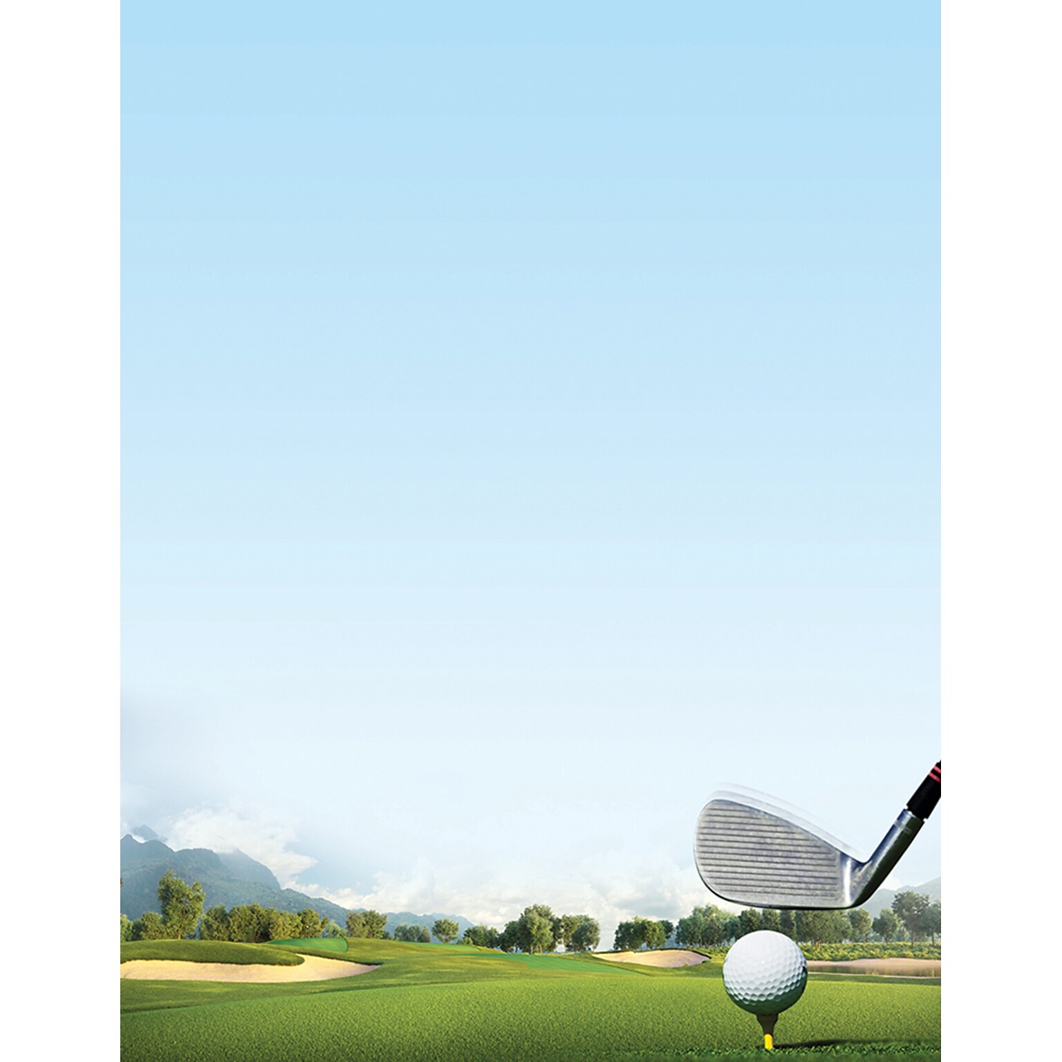 Great Papers!® Tee Off Letterhead, 8.5H x 11W, 80 count (2017034)