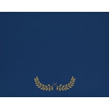 Great Papers Laurel Certificate Holders, 9.34 x 12, Blue/Gold, 5/Pack (2017046)
