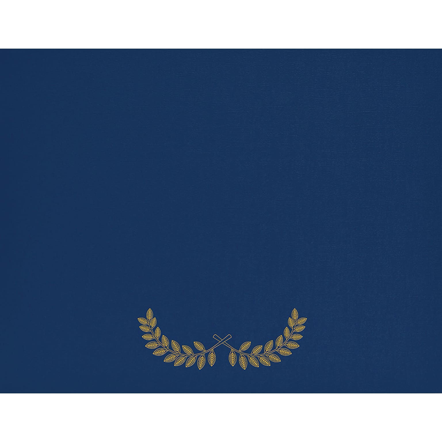 Great Papers Laurel Certificate Holders, 9.34 x 12, Blue/Gold, 5/Pack (2017046)