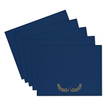 Great Papers Laurel Certificate Holders, 9.34 x 12, Blue/Gold, 5/Pack (2017046)