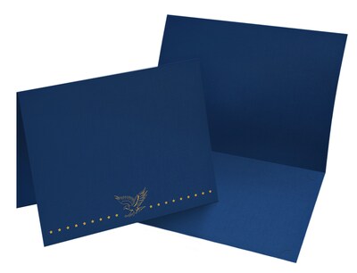Great Papers Patriotic Certificate Holders, 9.34" x 12", Blue/Gold, 5/Pack (2017045)