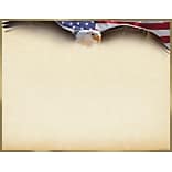 Masterpiece Studios Great Papers!® Flying Eagle with Gold Foil Certificate, 8.5H x 11W, 15 count (