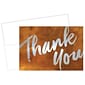 Masterpiece Studios Great Papers!® Copper Wall with Silver Foil Thank You Note Card, 4.875"H x 3.35"W, 50 count (2017054)