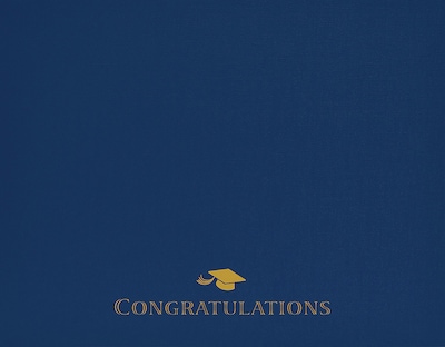 Masterpiece Studios Great Papers! Graduation Certificate Cover with Gold Foil, 12H x 9.375W, 5/Pac