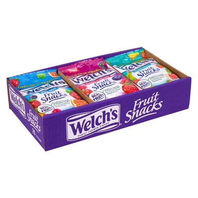 Welch's Gluten Free Mixed Fruit Snacks Variety Pack, 2.25 oz., 20/Pack (220-02253)