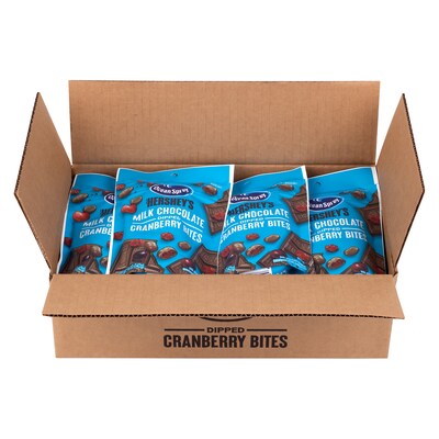 Ocean Spray Hershey's Milk Chocolcate Dipped Cranberry Bites, 5.0 oz., 12/Pack (220-02299)