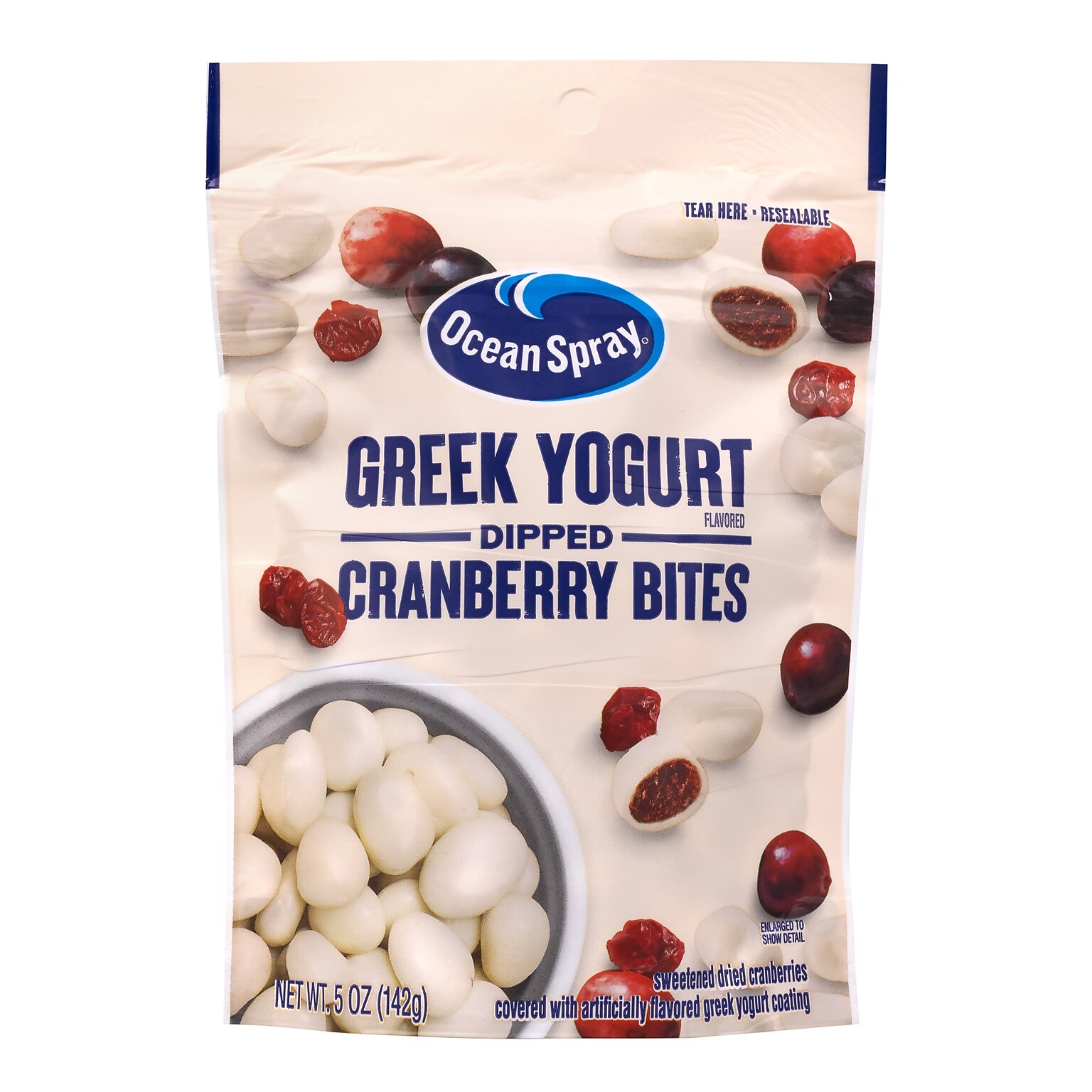 Ocean Spray Greek Yogurt Dipped Cranberry Bites, 5.0 oz., 12/Pack (220-02298)
