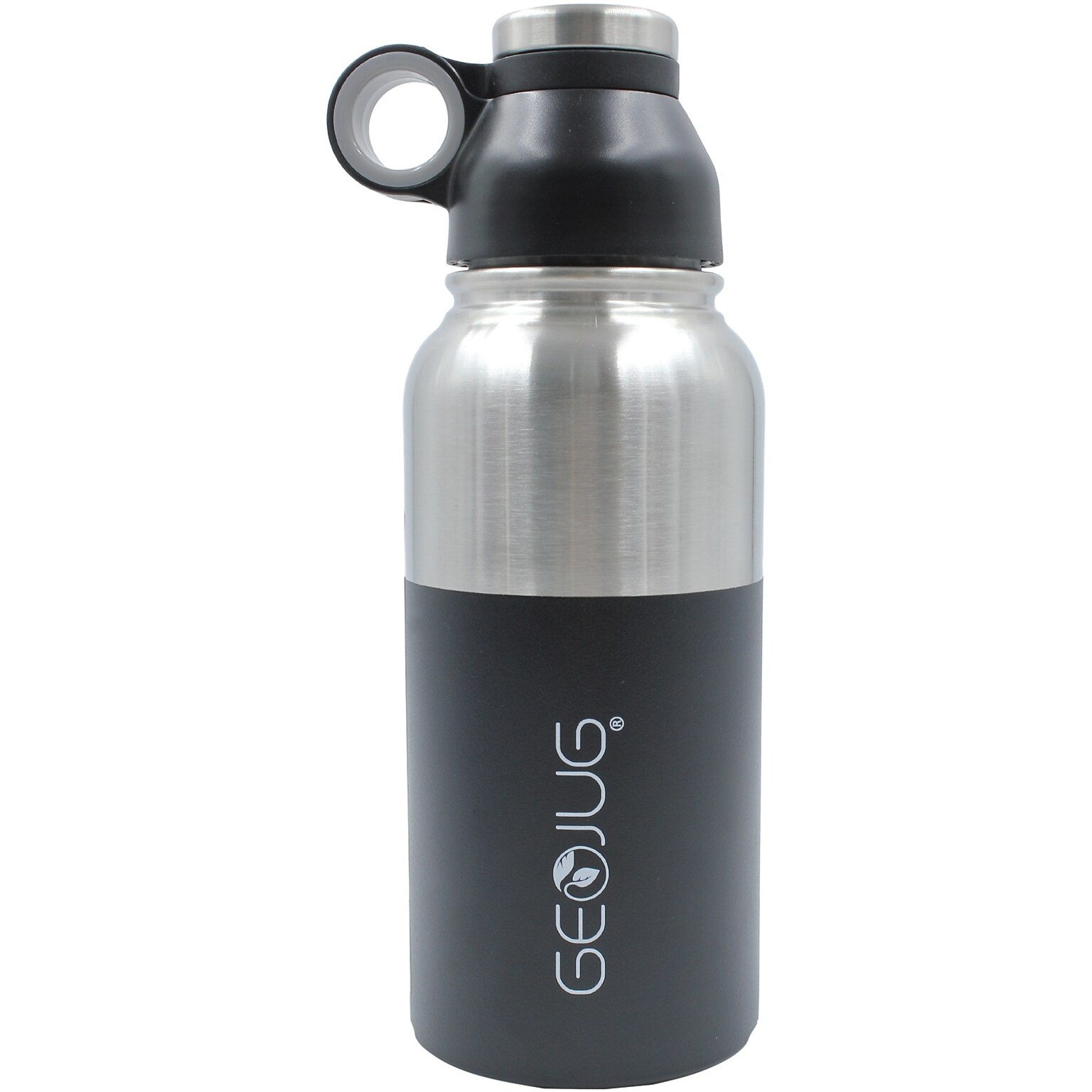 Brentwood Stainless Steel Double Wall Insulated Water Bottle, 32 oz., Black (BTWG1032BK)
