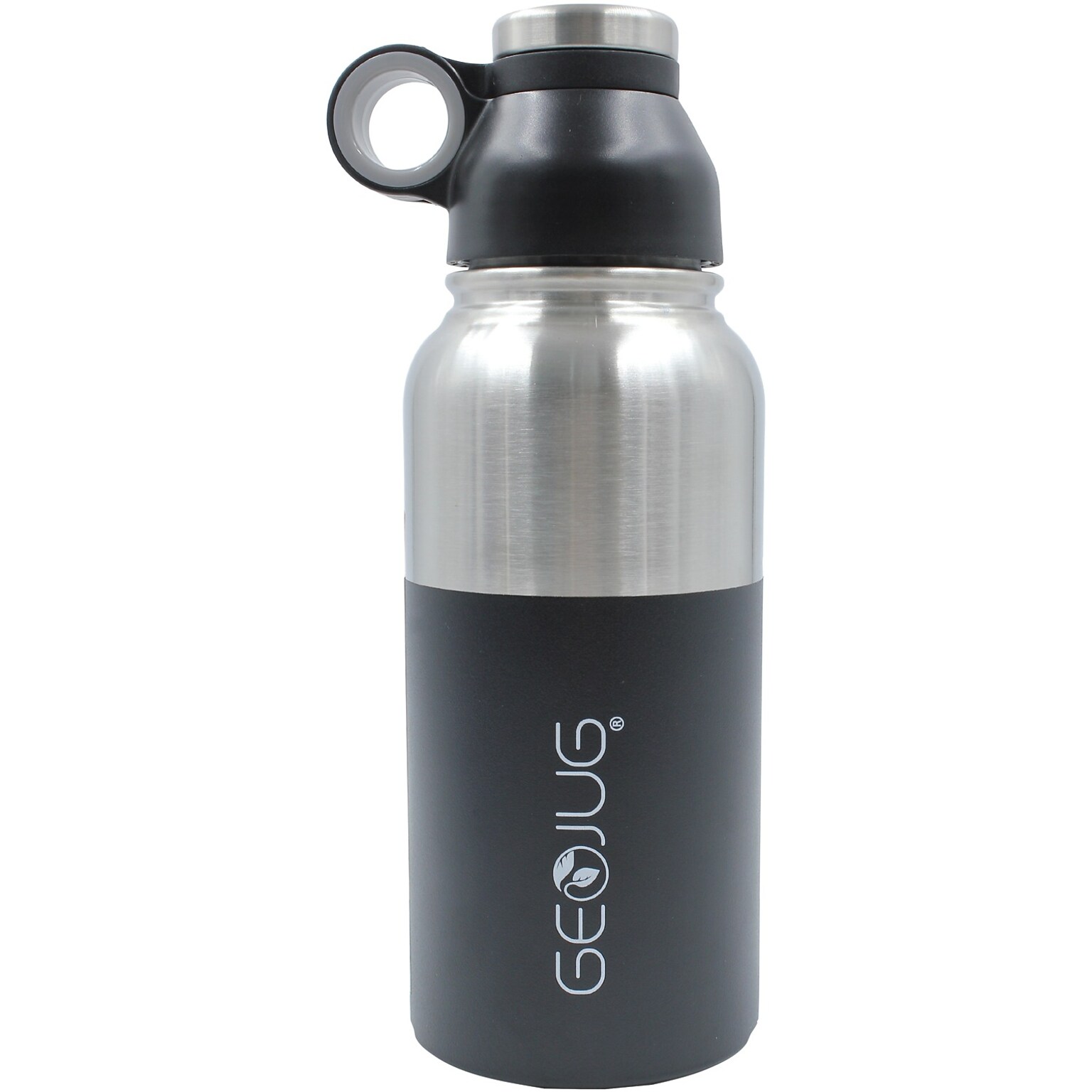 Brentwood Appliances G-1032BK 32-Ounce Stainless Steel Vacuum-Insulated Water Bottle (Black)